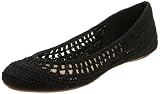 Nine West Women’s Darlene Ballet Flat,Black Fabric,11 M US