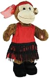 Applause Dance Party Animals Musical Plush 40s Girl Monkey