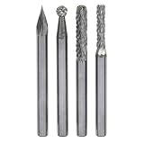 Buy Gyros 46-94004 Carbide Cutter Set - 4 pc Set. For Dremel Type Tools by Gyros Precision Tools