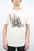 RVCA - Mens Black Wind Blowing T-Shirt In Vintage White