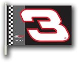Set of 2 Set of 2 RCR #3 CAR FLAG w/Wall Brackett Set of 2 - NASCAR