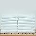 Chakir Turkish Linens Luxury Hotel & Spa Towel Turkish Cotton Stripe (White, Wash Cloth-Set of 12)
