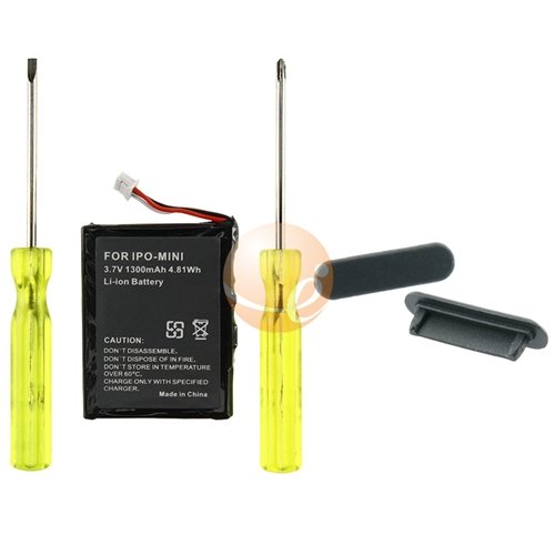 NEW 900mAh REPLACEMENT BATTERY FOR IPOD MINI +Free Gift
