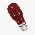 2PK 4W RED Wedge Bulb