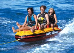 Airhead Wake Surf 3 Towable Ski Tube 3-Person
