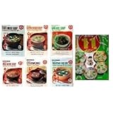 Taste of Japan #6 - Instant Japanese Miso Soup Sampler Party Packs in 10 Packs - 37 + 1 Servings -