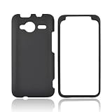 BLACK For HTC EVO Shift 4G Rubberized Hard Case Cover