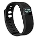 Smart Watch Pedometer Intelligent Alert Activity Sleep Wristband Tracker Blak