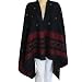 Women Scarves Scarves Wrap Shawl Embroidery Pattern Wool