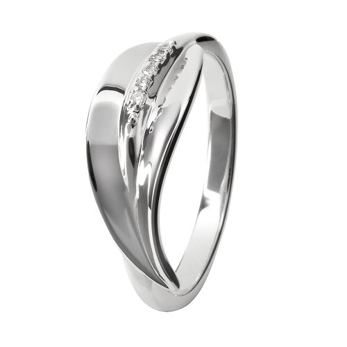 Hot Diamonds Damen-Ring Sterling-Silber 925 Gr. 58 (18.5)  1 Diamant DR079/Q Preisvergleich