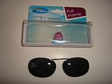 Solar Shield 52 rec 2 full frame Gray Polarized Clip on Sunglasses