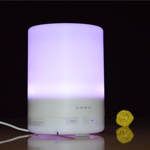 Nascco 300ml Spa Grade Aromatherapy Essential Oil Diffuser Air Humidifier Cool Mist Purifier with 4 Timer Settings and 7 Color Changing Led Lamp