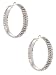 Marciano Ramira Rhinestone Hoops, SILVER