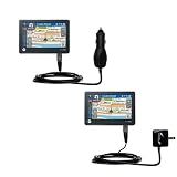 Essential Kit for the Motorola MOTONAV TN565T GPS includes a Car and Wall Charger - uses Gomadic TipExchange Technology