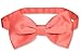 Men's Dress Vest & BowTie Solid CORAL PINK Color Bow Tie Set for Suit or Tuxedo