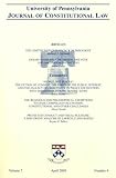 University of Pennsylvania Journal of Constitutional Law