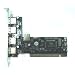 Carte PCI - 5 ports USB 2,0 - CHIPSET VIA - Haut de Gamme