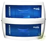 UV Salon Tool STERILIZER Lightweight Cabinet Tool DISINFECTION DBL Drawers