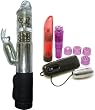 Tantrica Phthalate Free Clear 7 Function Bunny Rabbit Vibrator Pearl Adult Sex Toy Kit