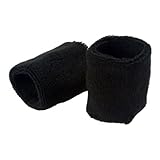 Gamma Sportline Single Wrist Bands, Black