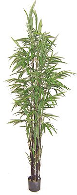 7.5′ Artificial Black Bamboo Tree Wispy Style