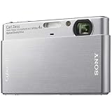 Sony Cybershot DSC-T77 10MP Digital Camera with 4x Optical Zoom with Super Steady Shot Image Stabilization (Silver)