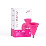 INTIMINA Lily Cup Compact -Collapsible Menstrual Cup (Size B)