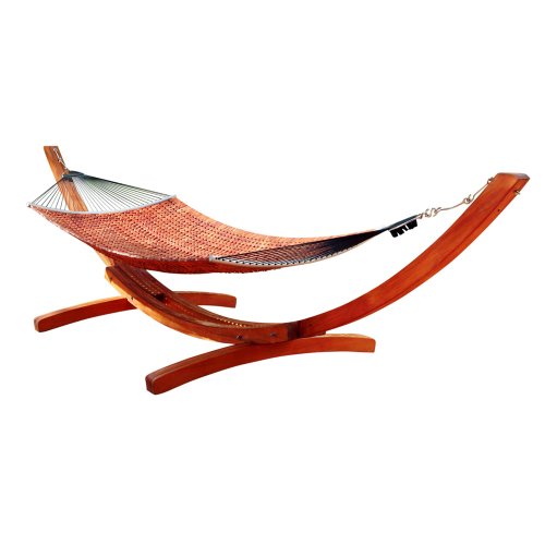 VIFAH V138G Wood Hammock Stand in Classic Arc Design