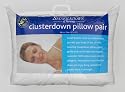 Clusterdown Pillow Pair 100% Cotton Cover