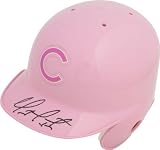 Geovany Soto Chicago Cubs Autographed Riddell Pink Mini Helmet