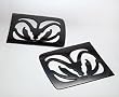 1997-04 Dodge Dakota Big Horns Sidewinder Window Covers Covers Window Covers