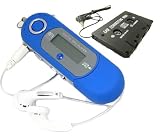 512MB T-Classic MP3 Player & In Car Cassette Adapter - Zero G Blue