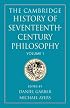 The Cambridge History of Seventeenth-Century Philosophy 2 Volume Paperback Set