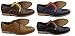 Ferro Aldo MFA-19393LE Men's Navy Blue Orange Lace Up Round Toe Oxford Dress Shoes