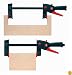 Bessey DUO16-8 6-Inch DuoKlamp One Hand Clamp/Spreader