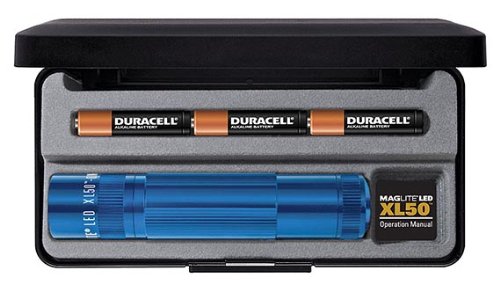 Mag Instrument XL 50 LED Flashlight w/Strobe, Display Box, Blue XL50-S3117