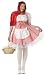 Womens Sexy Costume Storybook Character Little Lil Red Riding Hood Party Dress Outfit Plus Size