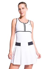 Sleeveless Contrast Tipped Zip Placket Tank
