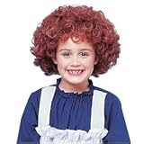 Childs Red Orphan Halloween Costume Wig