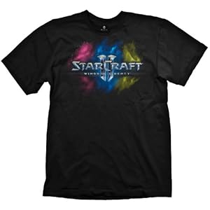 Starcraft II Wings of Liberty Logo Black Shirt