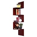 Corner Spacesaver Bookcase - Cherry