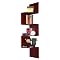 Corner Spacesaver Bookcase - Cherry