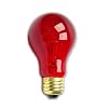 25 Watt A19 Transparent Red Light Bulb