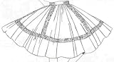 Shadow proof skirt full circle-177