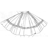 Shadow proof skirt full circle-177 by MALCO MODES