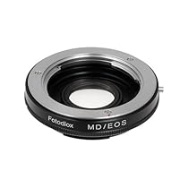 Fotodiox Lens Mount Adapter - Minolta MD, MC Rokkor Lens to Canon EOS Camera Adapter, for Canon EOS 1d,1ds,Mark II, III, IV 5D, 5D Mark II, 7D, 10D, 20D, 30D, 40D, 50D, 60D, Rebel xt, xti, xs, xsi, t1i, t2i, 300D, 350D, 400D, 450D, 500D, 550D, 1000D