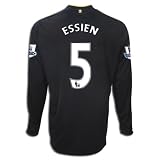 adidas Michael Essien Chelsea Long Sleeve Away Replica Soccer Jersey 09/10