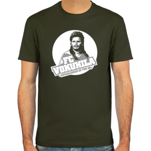T-Shirt Mike Werner, FC Vokuhila ::: Farbauswahl: deepred, schwarz, oliv oder navy ::: Größen: S-XL ::: Fußball-Kult