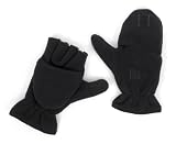 The Happy Company Microwavable and Machine Washable Warming Mittens, Black