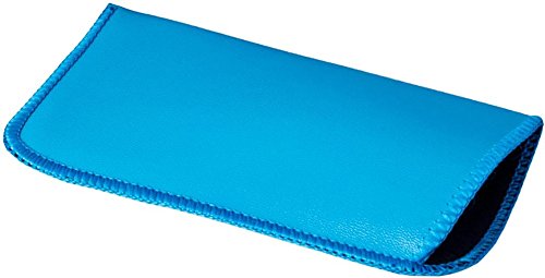 Shop561 Soft Eyeglass Case Aqua Blue